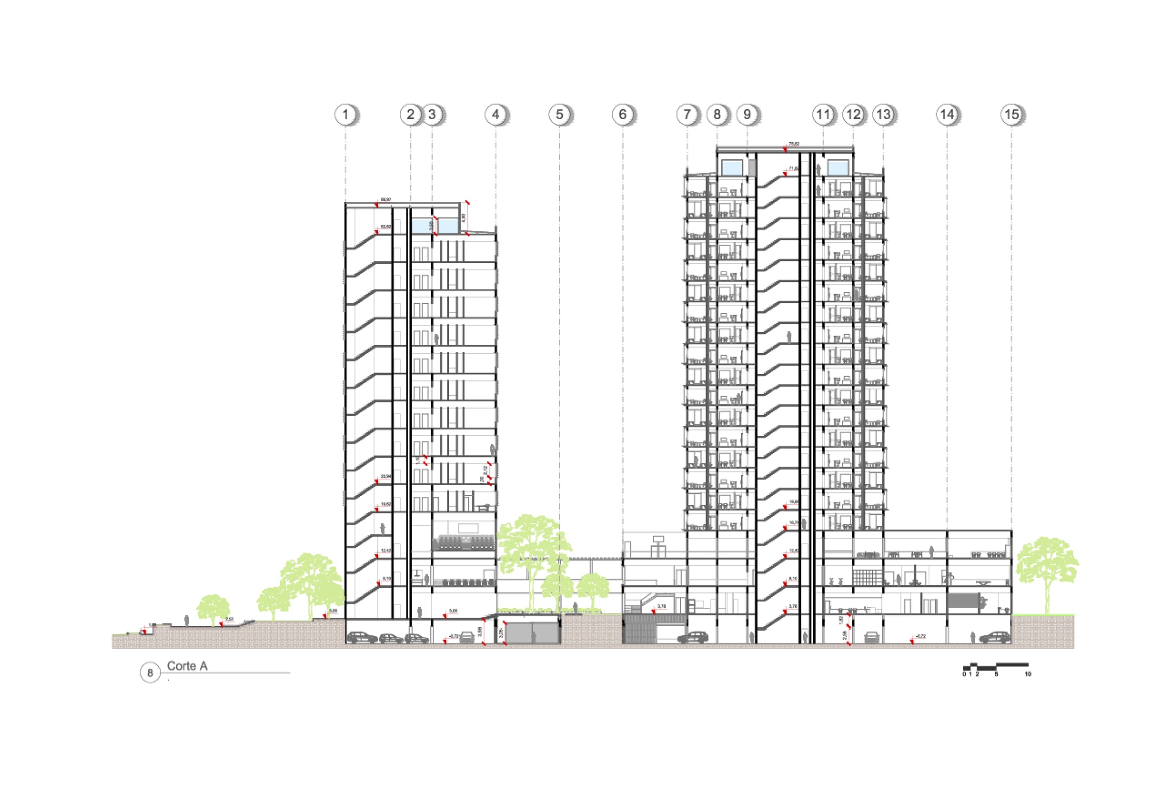 Multifuncional Eixo Oratório — Os usos do edifício (2/2)