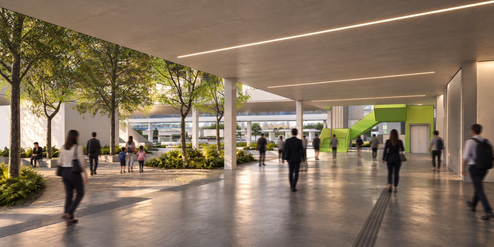 Multifuncional Eixo Oratório — O térreo comercial (1/2)