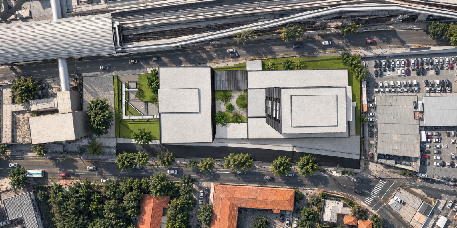 Multifuncional Eixo Oratório — A praça e o percurso (1/2)