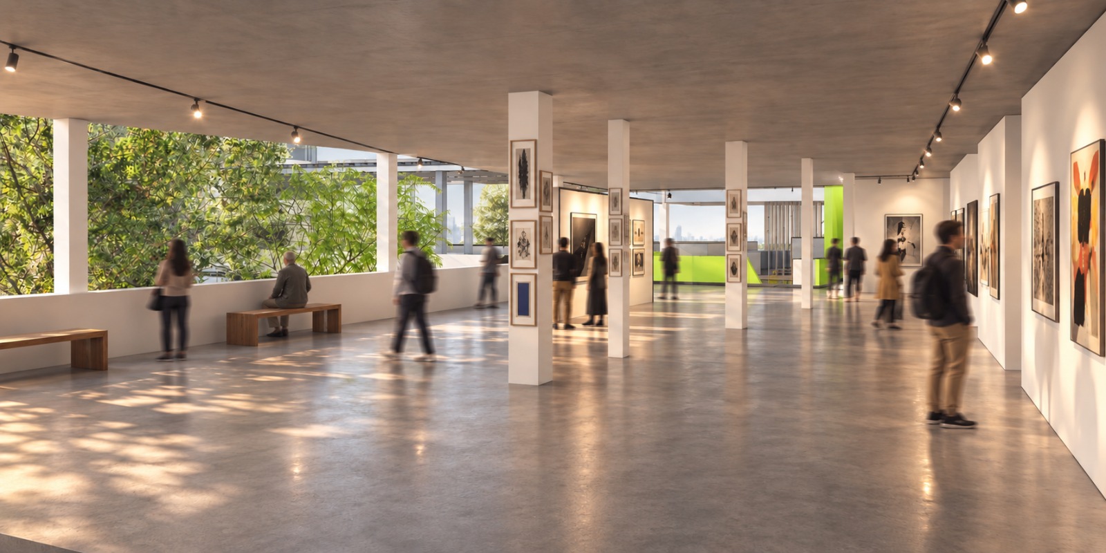 Multifuncional Eixo Oratório — A praça e o percurso (2/2)